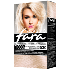 Fara Classic Стойкая крем-краска для волос, 530, скандинавская блондинка