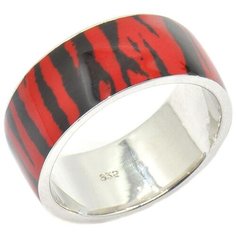 Silver WINGS Кольцо с эмалью из серебра 21ar3647e8+ef4/r-148, размер 17.5