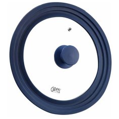 Крышка GIPFEL Gium 1025, 20 см прозрачный/синий