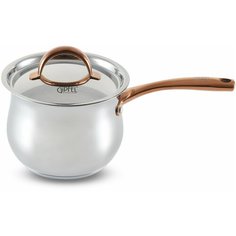 Ковш GIPFEL Absolute 2752, 2.4 л, стальной/золотой