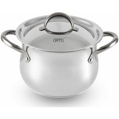 Кастрюля GIPFEL Absolute 2754, 3.9 л, стальной