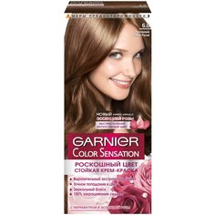 GARNIER Color Sensation стойкая крем-краска для волос, 6.0, Роскошный темно-русый