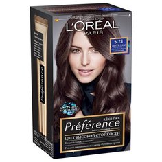 LOreal Paris Preference Recital стойкая краска для волос, 5.21, Нотр-Дам