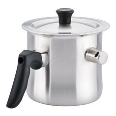 Молоковарка MAYER & BOCH MB-27487, 1 л, стальной/черный