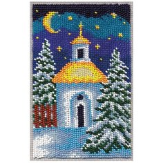 Klart Набор для вышивания бисером Часовенка 9 x 14 см (8-053)