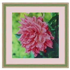 Galla Collection Набор для вышивания бисером Георгин 28 x 26 см (Л315)