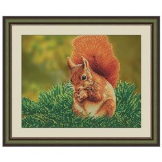 Galla Collection Набор для вышивания бисером Белка 31 х 24 см (А405)