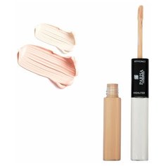 Parisa Жидкий консилер и хайлайтер двухсторонний Under Eye Highliter & Concealer 01 слоновая кость