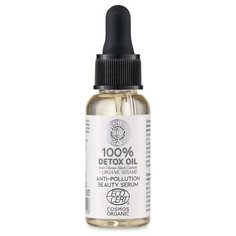 Planeta Organica 100% Detox Oil Anti-Pollution Beauty Serum Органическая сертифицированная Защитная сыворотка для лица, 30 мл