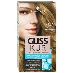 Gliss Kur Уход & Увлажнение, 8-0 натуральный русый