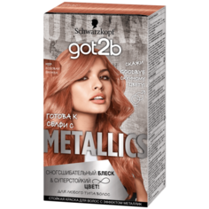 Schwarzkopf got2b Metallics Тонирующая краска для волос, M97 розовая бронза