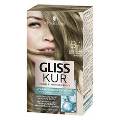 Gliss Kur Уход & Увлажнение, 8-1 холодный пепельно-русый
