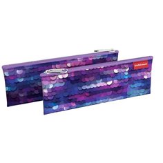 ErichKrause Пенал-конверт Purple Print (49015) фиолетовый