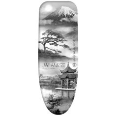 Чехол для гладильной доски Valiant Japanese Collection большой 143х54 см Japanese Black