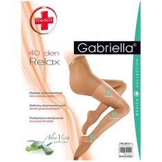 Колготки Gabriella Medica Relax, 40 den, размер 4-L, neutro (бежевый)