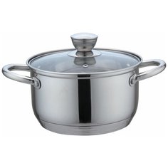 Кастрюля Bekker De Luxe BK-1753, 6.1 л, серебристый