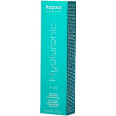 Kapous Professional Hyaluronic Acid Крем-краска для волос с гиалуроновой кислотой, 6.1, Темный блондин пепельный, 100 мл