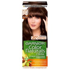 GARNIER Color Naturals стойкая питательная крем-краска для волос, 4.23, холодный трюфельный каштановый