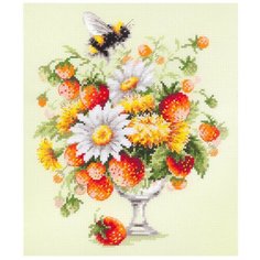 Чудесная Игла Набор для вышивания Июльский букетик 20 x 23 см (100-003)