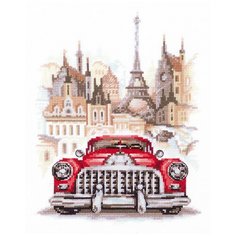 Чудесная Игла Набор для вышивания Ретро автомобиль Бьюик, 16 x 20 см (110-021)