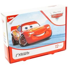 LORI Гуашь Тачки Disney 12 цветов х 15 мл (Гд-012)