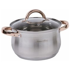 Кастрюля Pomi dOro Levita PSS-595003, 3 л, серебристый/золотистый