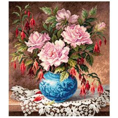 Чудесная Игла Набор для вышивания Розы и фуксии 31 x 35 см (40-75)