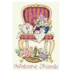 Dimensions Набор для вышивания крестиком Teatime Welcome (Время чаепития) 13 х 18 см (06954)