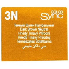 Matrix Color Sync краска для волос без аммиака, 3N темный шатен, 90 мл