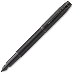 PARKER ручка перьевая IM Achromatic F, синий цвет чернил