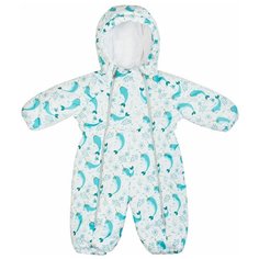 Комбинезон Сонный Гномик размер 62, белоснежный с рисунком