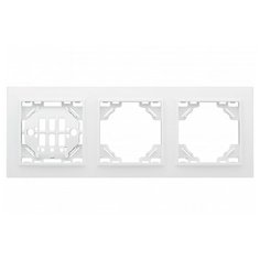 Рамка 3п EKFERM-G-303-10, белый