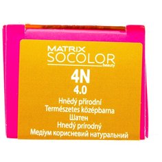 Matrix Socolor Beauty стойкая крем-краска для волос, 4N шатен, 90 мл