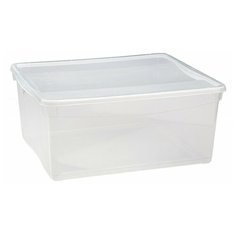 Econova Ящик универсальный Кристалл 17х40х33,5 см прозрачный