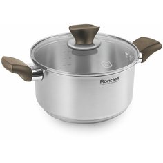 Кастрюля Rondell Absolute, 2.8 л, стальной