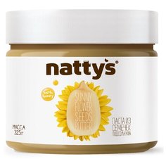 Nattys Паста семечки подсолнуха с медом, 325 г