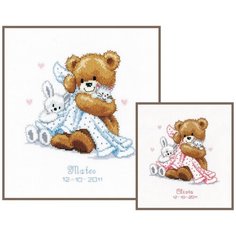 Vervaco Набор для вышивания Медведь с одеялом 20 x 22 см (PN-0011901)