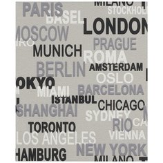 Обои винил на флизелиновой основе детские Rasch Kids & Teens II Kids Teens 0.53х10.5м серый