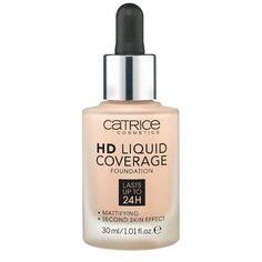 CATRICE Тональный крем HD Liquid Coverage Foundation, 30 мл, оттенок: 010 Light Beige