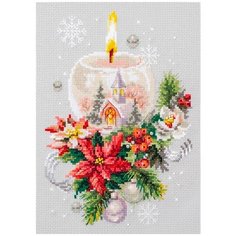 Чудесная Игла Набор для вышивания Рождественская свеча 16 х 23 см (100-231)