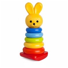 Пирамидка Росигрушка Зайчик 9233