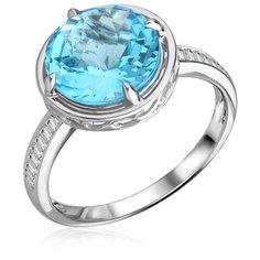 Бронницкий Ювелир Кольцо из белого золота D0001206305, размер 16.5