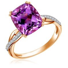 Бронницкий Ювелир Кольцо из красного золота D0000501305, размер 17