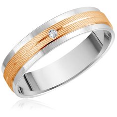 Бронницкий Ювелир Кольцо из золота 25619001, размер 19