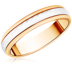 Бронницкий Ювелир Кольцо из красного золота 25020364, размер 21.5