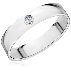 Бронницкий Ювелир Кольцо из белого золота 65029663, размер 17