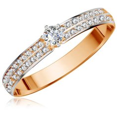 Бронницкий Ювелир Кольцо из красного золота R5119712, размер 17.5