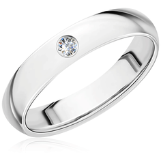 Бронницкий Ювелир Кольцо из белого золота 65029614, размер 17