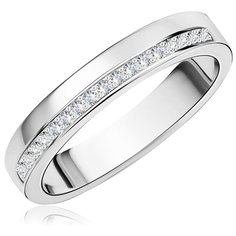 Бронницкий Ювелир Кольцо из белого золота 65119648, размер 17