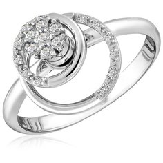 Бронницкий Ювелир Кольцо из белого золота 65319242, размер 16